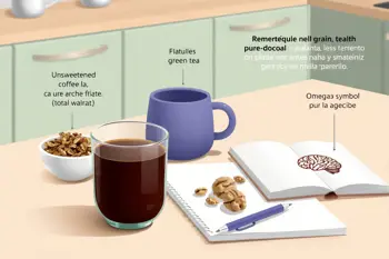 Bebida diaria con ingredientes asociados a la memoria y la salud cerebral: análisis de la evidencia disponible