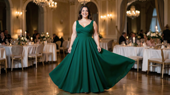 Vestidos plus size evasê elegantes para festas e casamentos: Guia analítico sobre modelagem e tendências