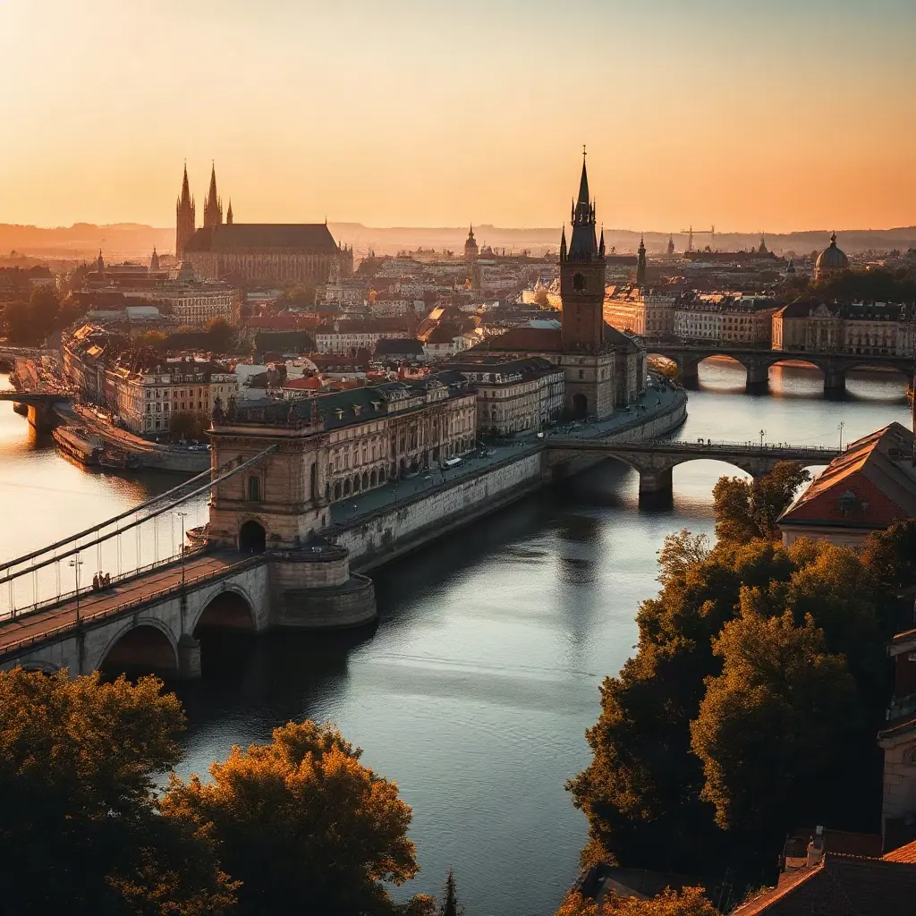 7 nuits à Prague en avion : itinéraire possible et contenu des formules avec repas : guide de planification