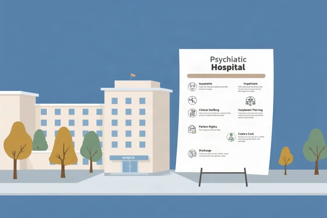 How to compare hospitals for mental health care: A practical U.S. comparison framework