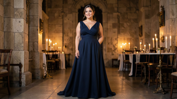 Robes de cérémonie grande taille confortables 2026 : guide analytique des tendances, coupes et matières