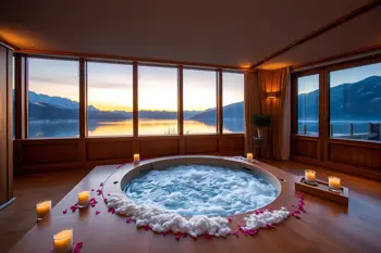 Romantisches Hotelzimmer mit privatem Whirlpool für Zweisamkeit: Analyse moderner Spa-Konzepte und privater Wellness-Suiten für Paare