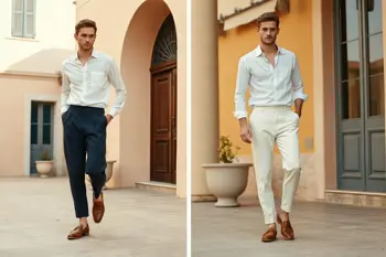 Pantaloni a pieghe in lino leggero per uomini sofisticati: analisi di tessuti, tagli e manutenzione
