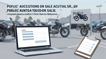 Police auction motorcycles on sale: Reporting on where police-disposed bikes appear, what buyers typically find, and how to evaluate listed units