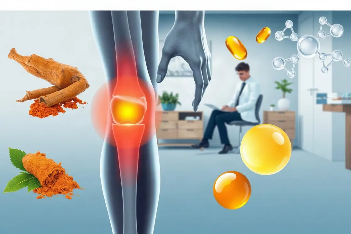 Suplementos naturais para alívio da inflamação nas articulações: análise de evidências, riscos e acesso ao cuidado