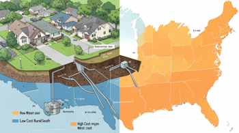 Regional price differences for professional septic system repairs: A Data-Driven National Analysis
