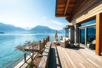 Maisons de vacances au lac d'Annecy avec terrasse privée et accès au lac : Analyse des options de séjour