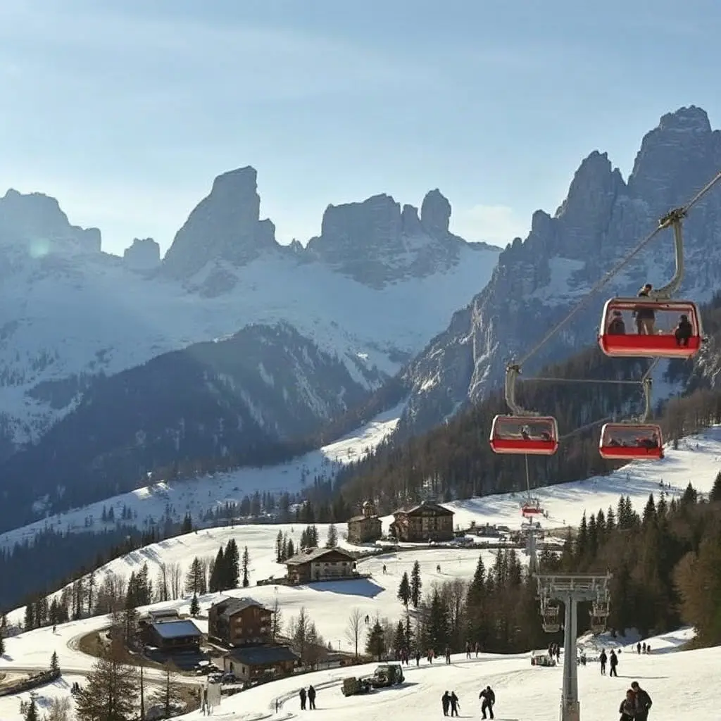 7-dages skiferie i Dolomitterne med hotel og liftkort inkluderet: en neutral guide til indhold, priser og transport