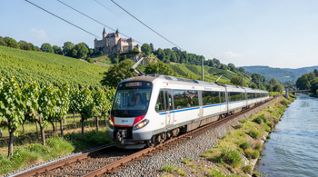 Train tours along the Rhine Valley: An Analytical Overview of Regional Rail Connectivity