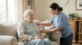 Estimated monthly costs for in-home senior care services