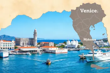 2 notti da Venezia a Mykonos: analisi dei collegamenti e delle alternative disponibili