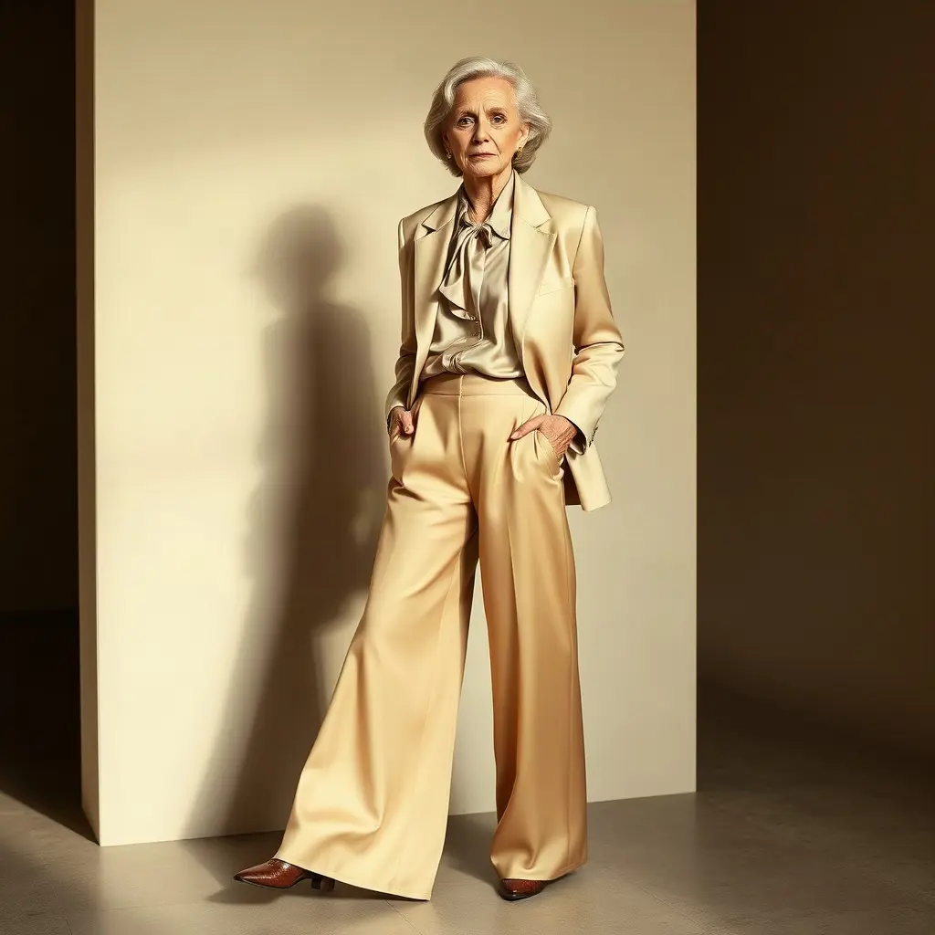 Pantalones de seda para mujeres mayores de 60 años: largos, tejidos y estilismos para ocasiones: guía de tendencias, cortes y cuidados