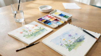 Cours de peinture à l'aquarelle pour débutants sans expérience préalable : analyse des formats et des apprentissages