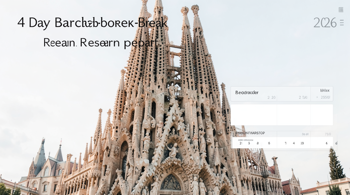 4-dniowa wycieczka do Barcelony z przelotem i hotelem w cenie 2026: raport na temat realnych widełek, ryzyk i tego, co sprawdzać w ofertach 2026