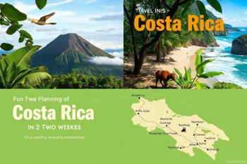 Fly and explore Costa Rica in 2 weeks: A Practical Route Analysis