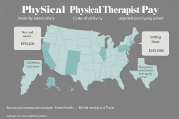 Physical therapist pay by state: regional salary differences in America: a data-driven reporting analysis