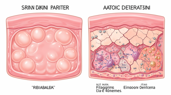 Atopic Dermatitis and Skin Eczema: Clinical Differences and Overlap