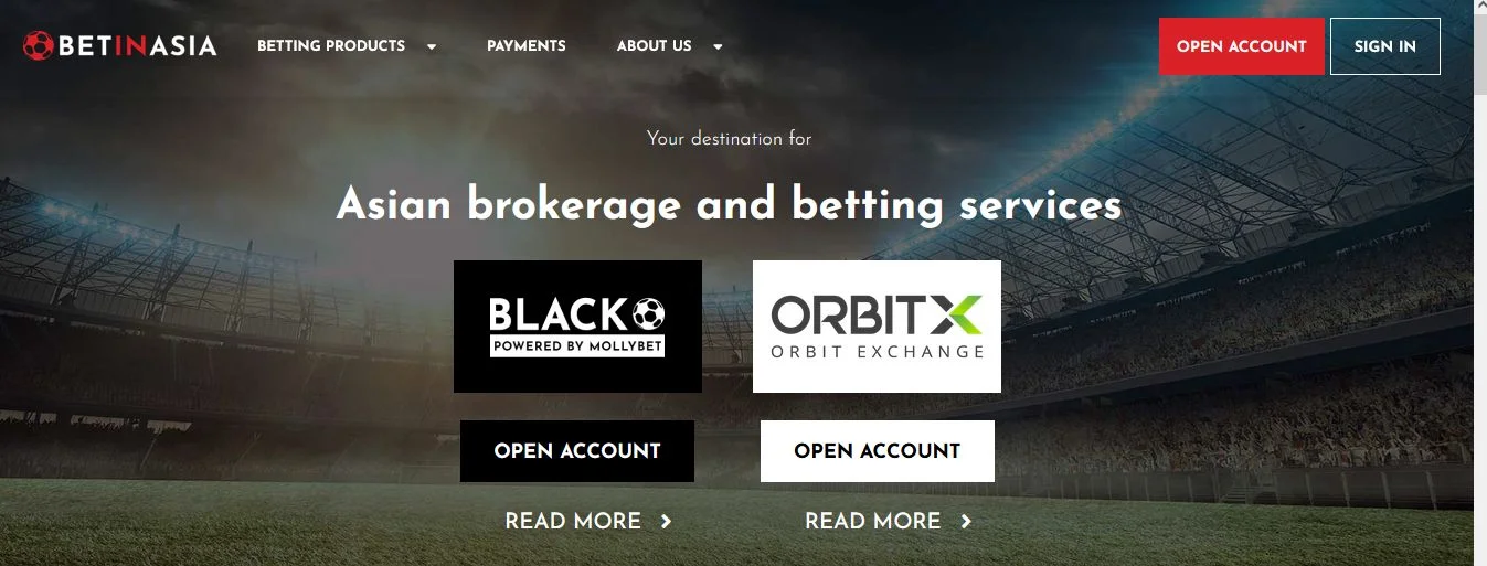 BetInAsia broker