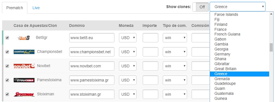 Clones y espejos de las casas de apuestas | BetBurger