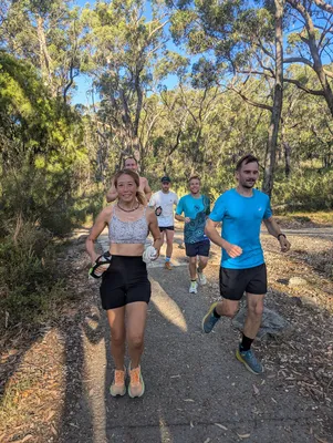 Adelaide Running Crew members running together