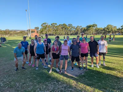 Adelaide Running Crew runners training together
