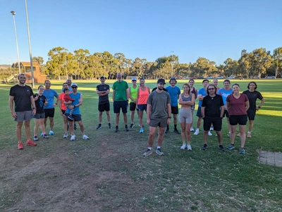 Adelaide Running Crew weekly intervals run