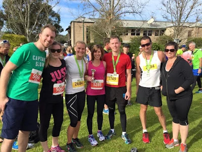ARC Adelaide Running Crew post race celebration