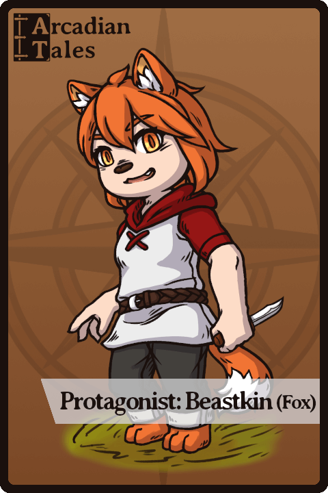 Protagonist C3c - Fox Beastkin NFT on Algorand