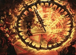 Angrath, the Flame-Chained [[Wheel of Misfortune]] Oathbreaker preview
