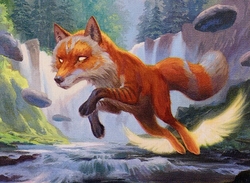 Flourish of foxes (kitchen table typal deck) preview