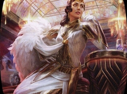 Elspeth being very pretty and giving counters preview