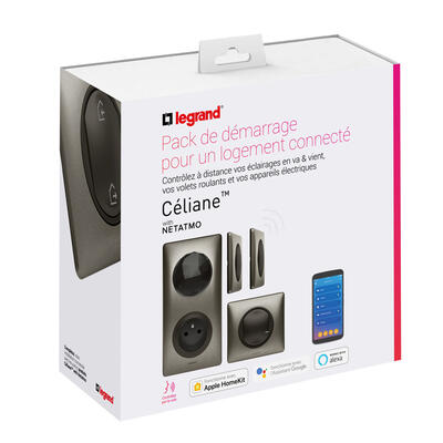 Pack de démarrage complet, LEGRAND Céliane with netatmo, blanc