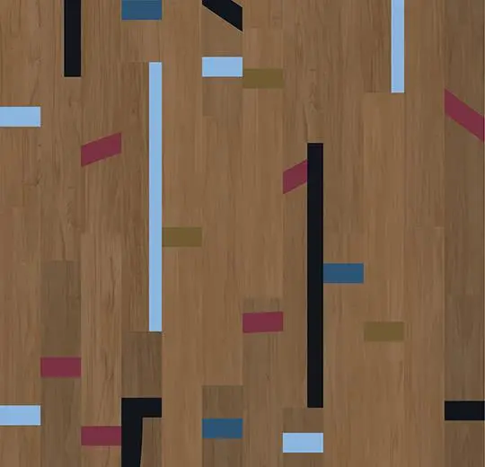 Dark vintage gymfloor