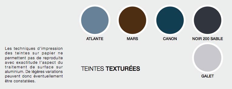 TEINTES TEXTUREES