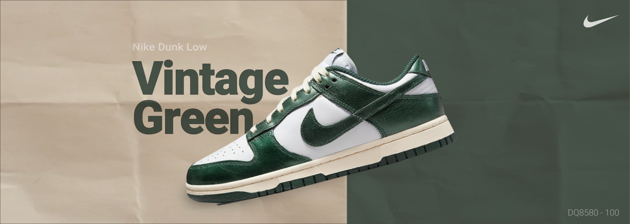 WMNS DUNK LOW VINTAGE GREEN