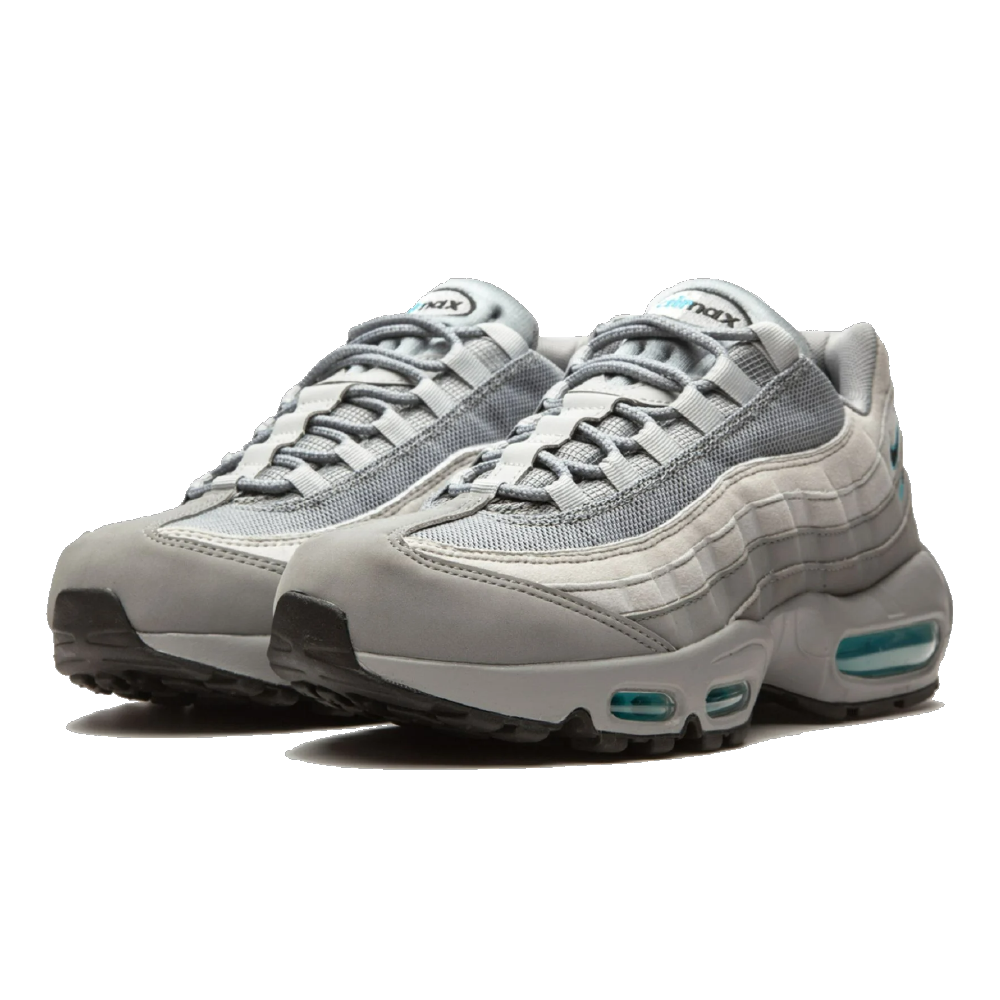 nike air max 95 retro logo grey aqua