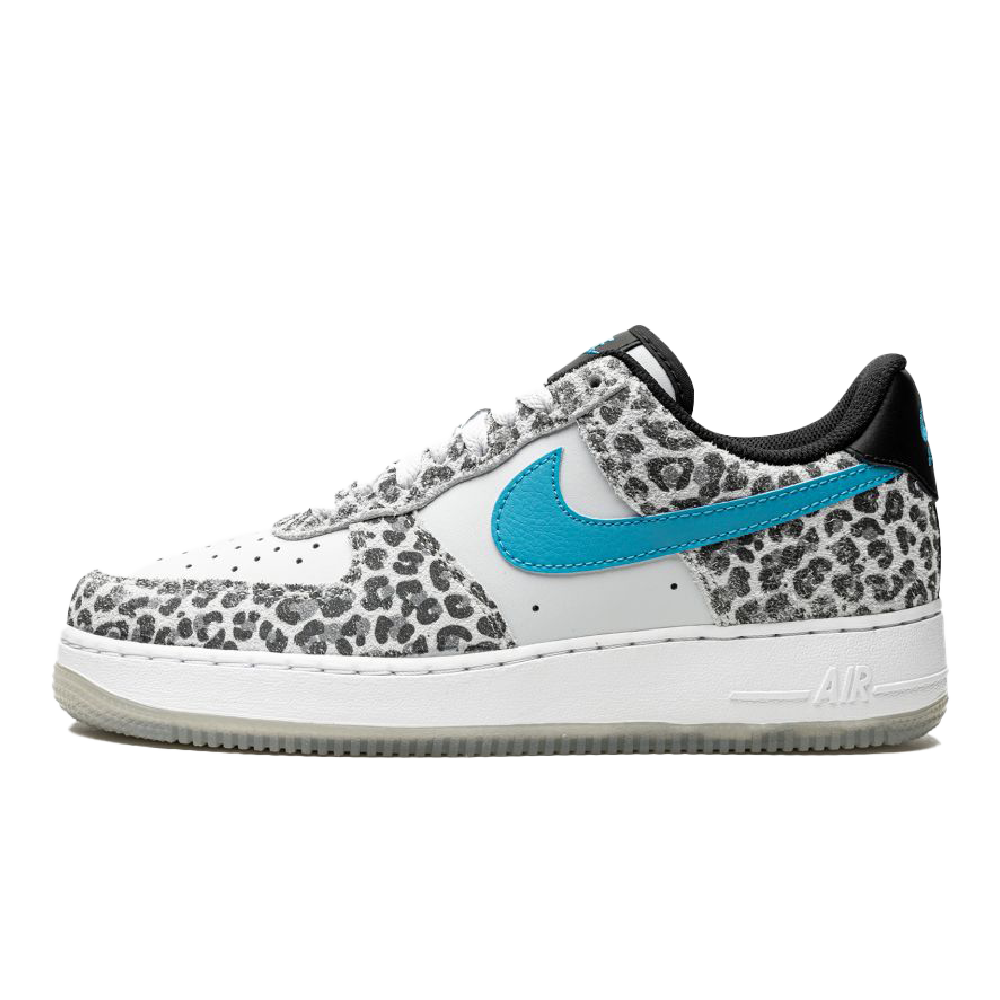 air force 1 leopard blue