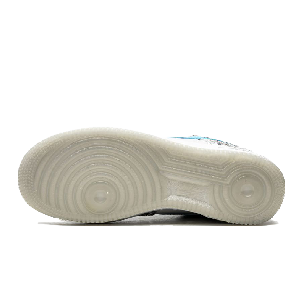 air force 1 leopard blue