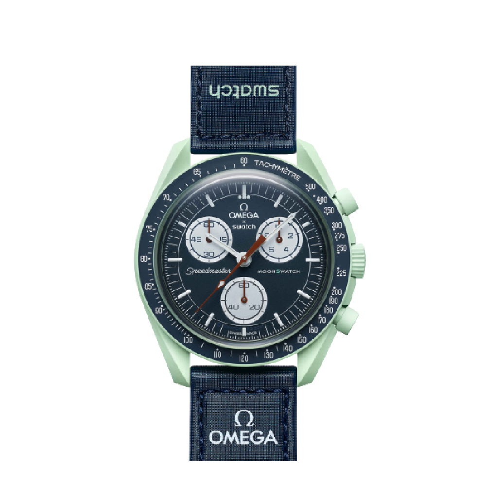 Swatch Omega オメガスウォッチ　アース　梅田阪急　保証書未記入