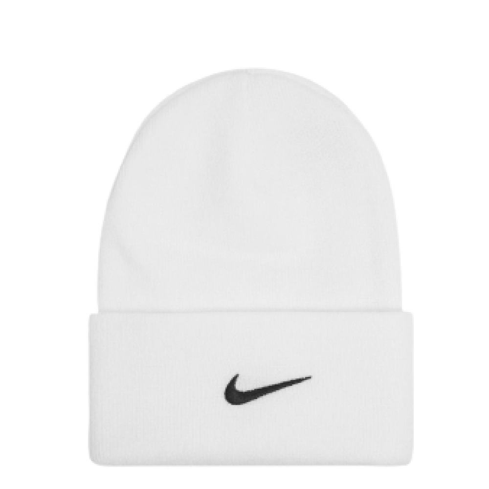 NIKE STUSSY NRG CUFFED BEANIE WHITE 