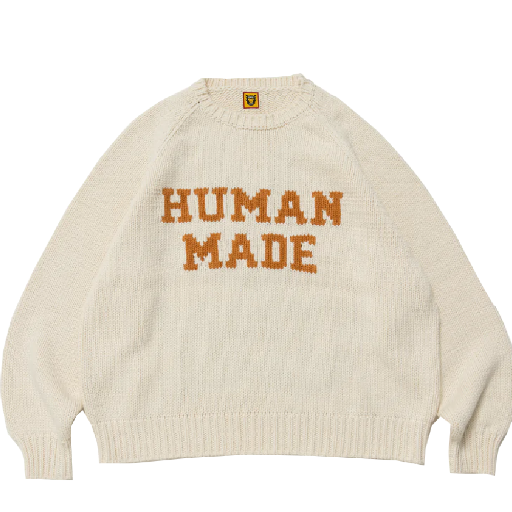 HUMAN MADE RABBIT RAGLAN KNIT SWEATER | gitedelafee.com