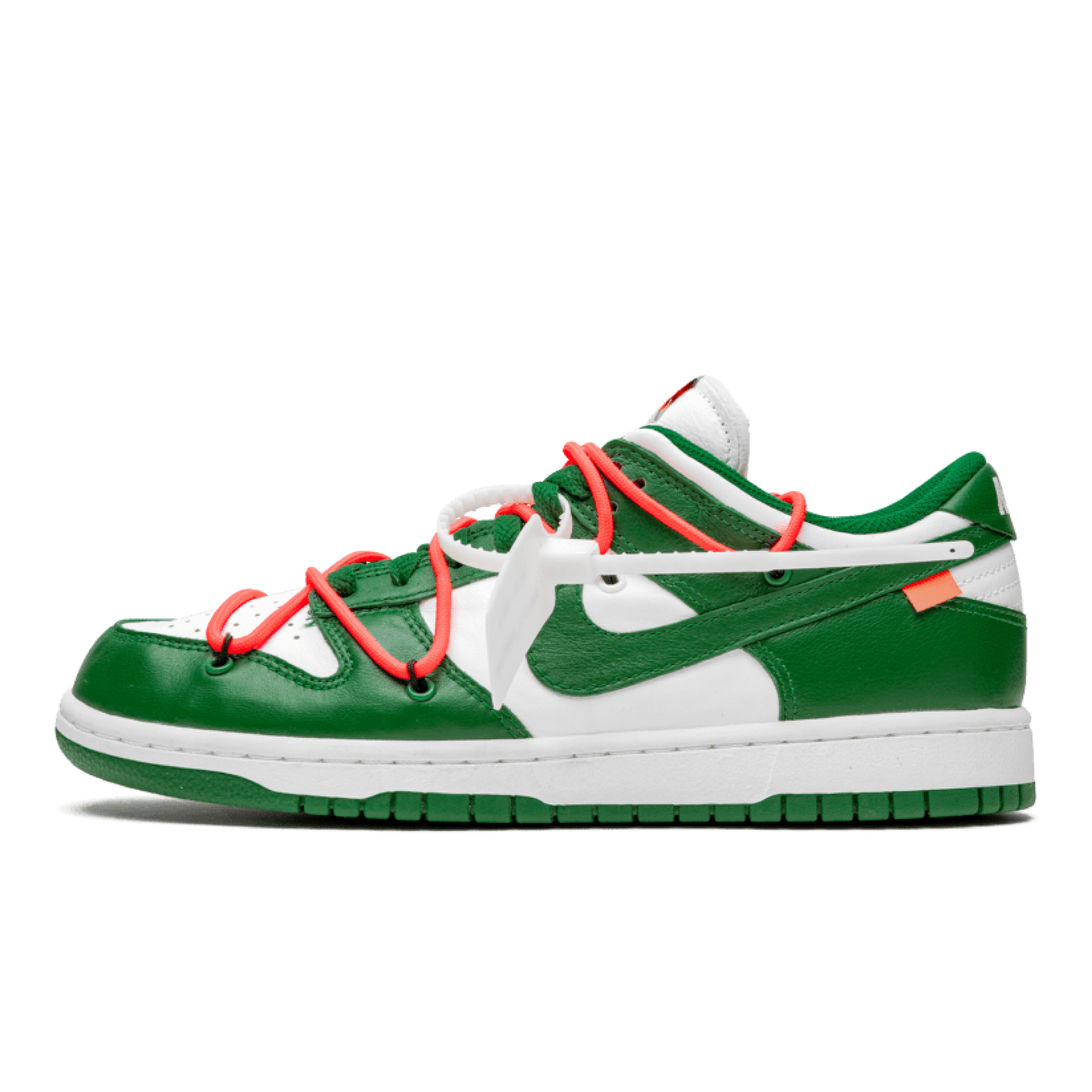 green dunk off white