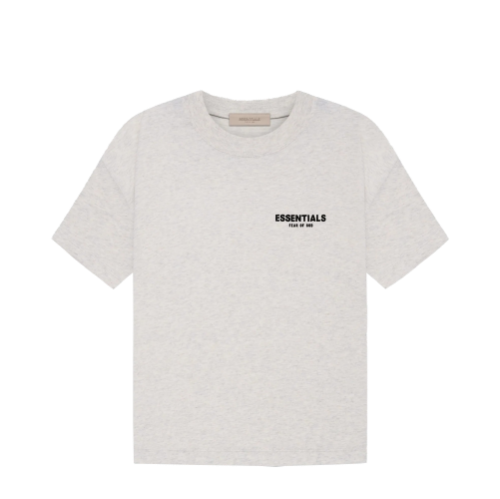 Essentials Tee Ss22 Light Oatmeal Area 02 