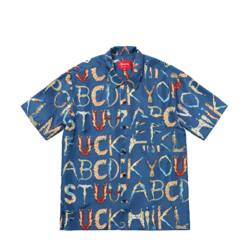 Supreme Alphabet Silk Shirt × WaterShort | Supreme Alphabet Silk