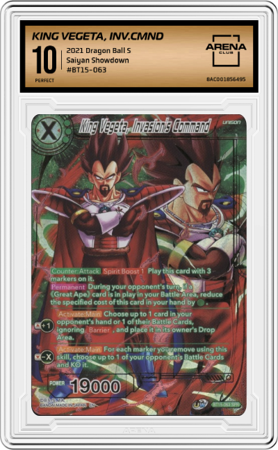 King Vegeta, Invasion's Command