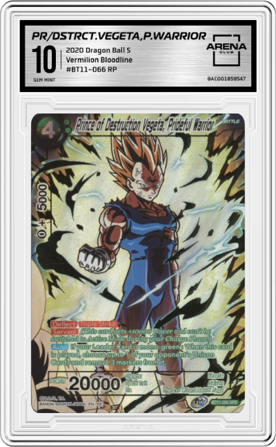 Prince of Destruction Vegeta, Prideful Warrior