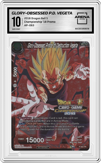 Glory-Obsessed P.D. Vegeta