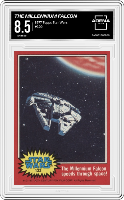 The Millennium Falcon Speeds Through Space!