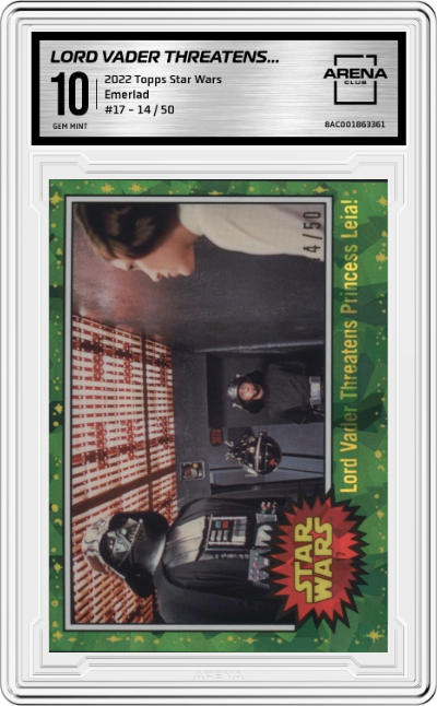 Lord Vader Threatens Princess Leia!