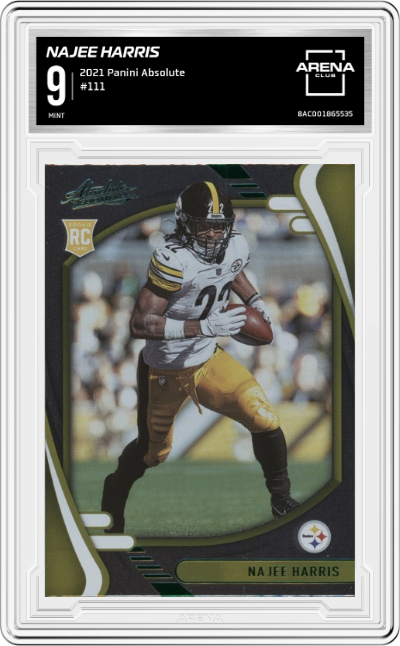  2021 Panini Absolute Najee Harris Game Worn Rookie